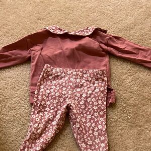 Carter's 18 months baby girl Pink Floral Kids Pajamas